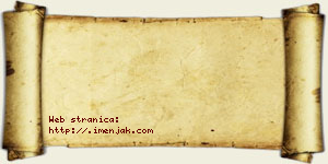 Anja Sebić vizit kartica